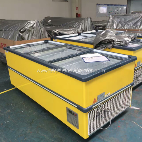 chest display freezer manufactures for supermarket